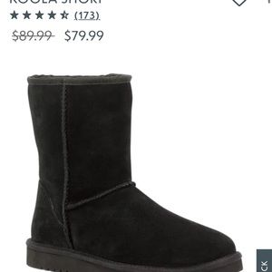 Koolaburra UGGS KOOLA SHORT Boots | by UGG Blk Size US 8 NWOT